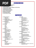 Business Analytics-SYLLABUS