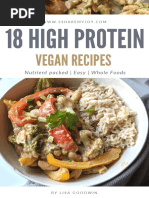 High Protein Vegan Reicpes