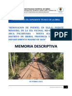 Memoria Descriptiva Pte Minauro