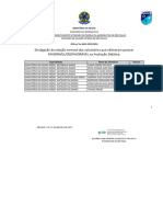 Divulgação Da Relação Nominal Dos Voluntários Que Obtiveram Parecer FAVORÁVEL/DESFAVORÁVEL Na Avaliação Didática