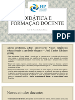 Aula 3 Didática e Formação Docente 