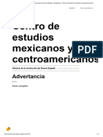 Historia de La Revolución de Nueva España - Advertancia - Centro de Estudios Mexicanos y Centroamericanos