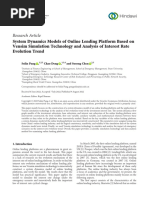 System Dynamics Models of Online Lending Platform Based On Vensim Simulation