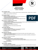 Norte Ecuador 13 Dias
