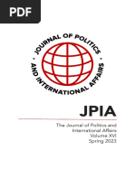 OSU Journal of Politics and International Affairs - Spring 2023