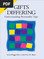 Gifts Differing Understanding Personality Type - The Original Book Behind The Myers-Briggs Type Indicator (MBTI) Test