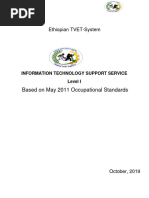 Ethiopian TVET-System: Based On May 2011 Occupational Standards