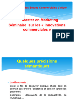 EHEC Master Séminaire Innovations Commerciales