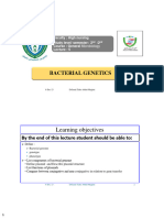 Lect 5 BACTERIAL GENETICS