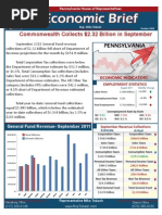 Rep. Tobash October 2011 Economic Brief