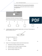 Velocity: Topic 11.1 & 11.2: Electromagnetic Induction & Power Generation and Transmission 1