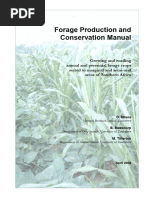 Forage Production and Conservation