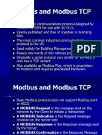 Modbus and Modbus TCP