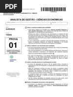 03 - Prova Tipo 1 - Analista de Saneamento - Analista de Gestao - Ciencias Economicas