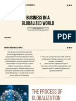 CSR - Business in A Globalized World