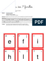 Jeu Des 7 Familles Lettres en Minuscules