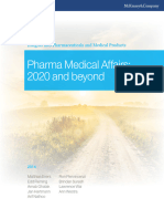 Pharma Medical Affairs 2020 and Beyond