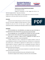 Regulamento 61 Prova Pedestre 28 de Janeiro 2024