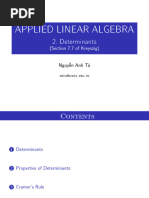 2 - Determinants