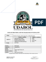 Ficha de Identificación de Trabajo de Investigación Título: Nombres y Apellidos Código de Estudiantes