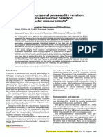 Vertical and Horizontal Permeability Variation Within A Sandstone Reservoir Based On Minipermeameter Measurements