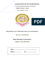 (2023-24) Data Structures Lab (BCSL305) Lab Manual (3 CSE)