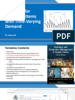 03 - Lot Sizing For Individual Items With Time-Varying Demand