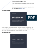 Build Your Brand - How To Choose The Right Fonts - Design School