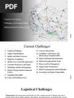 Challenges in International Food Supply Chains