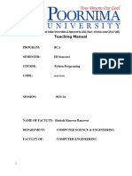 0 - Python Programing BCA-3