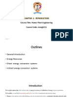 Introduction To Energy Technology