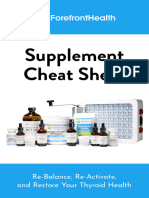 Thyroid Supplement Cheat Sheet