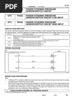 Power Steering Pressure Sensor