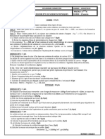 Ces Rive Droite 1 Deuxieme Semestre ANNEE: 2018/2019 Prof: MR Mamane Sani Devoir N°1 de Sciences Physiques Niveau: 3 A DUREE: 2 Heures