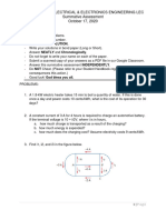 Electrical Circuits Summative