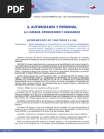 Autoridades Y Personal: 2.2. Cursos, Oposiciones Y Concursos