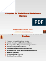 Relational Database Design