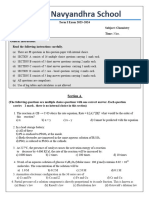 Mid Term Exam Grade 12 Chemistry