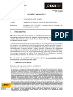 Opinión 042-2023-Dtn - Gob - Reg.arequipa - Ampl - Plazo Contrato Superv - Obra