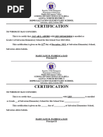 Certificate of Enrollment of SES