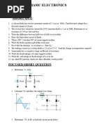 Basic Electronics Question Bank-2023-Dec