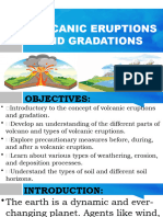 Volcanic Eruptions and Gradations