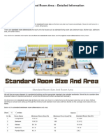 Standard Room Sizes and Room Area - Detailed Information