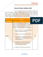 JEE Advanced Syllabus 2023 - Detailed Syllabus With Free PDF