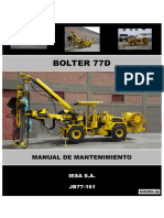 Bolter 77 Mantenimiento