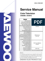 Daewoo CRT TV Service Manual