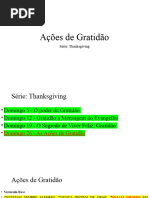 Ações de Gratidão