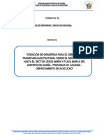 Formato #23 Plan de Seguridad y Salud Ocupacional Graderia Ocañ