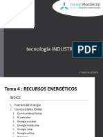 Tema 4 - Recursos Energéticos