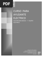 Curso para Ayudante Eléctrico Electricidad - Básica